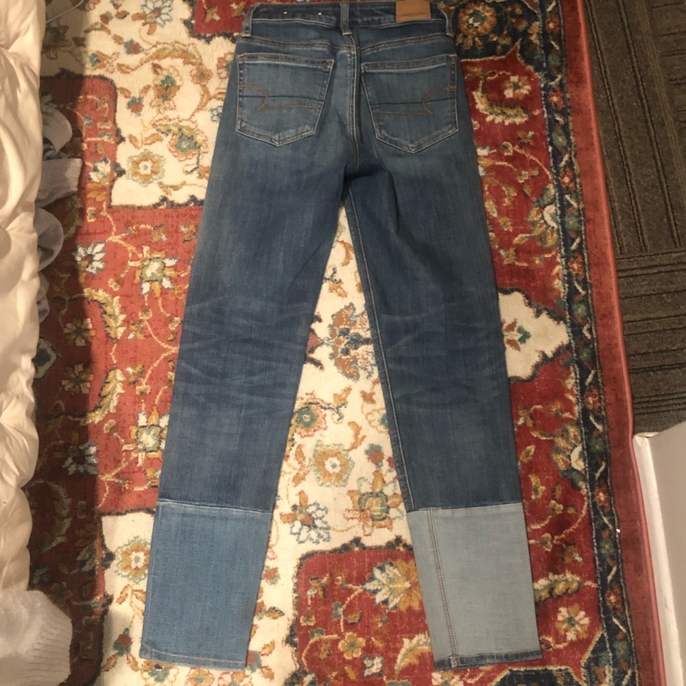 Colorblock Patchwork Jean - Picture 6 of 6